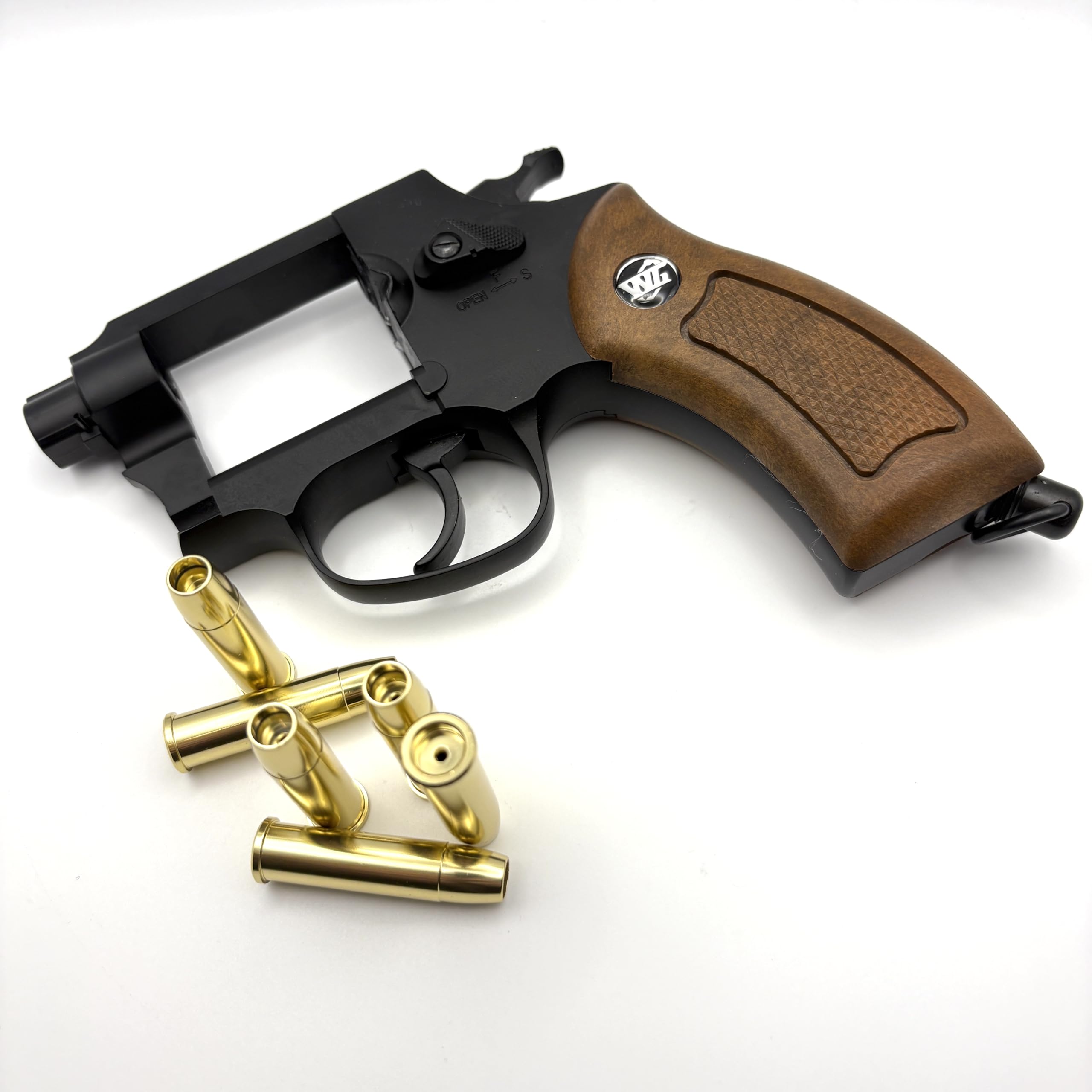 Amazon.co.jp: WG 733 2インチ CO2リボルバー 予備フレームセット 黒